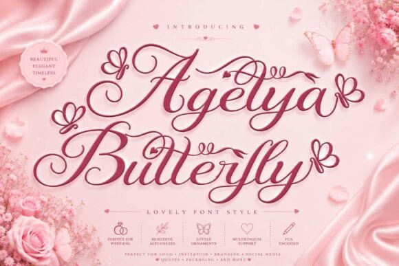 Agetya Butterfly: A Font for Elegant Design
