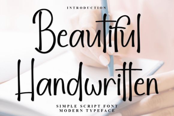 Beautiful Handwritten: A Typeface with Soul and Style