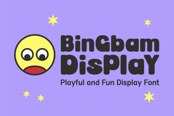 Bingbam: The Playful Display Font for Bold Designs