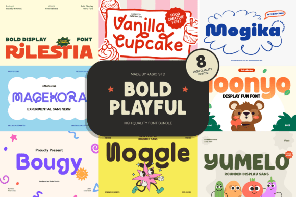 Bold Playful Bundle: Fonts That Spark Joy