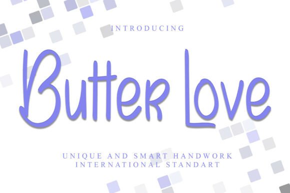 Butter Love: A Smooth, Casual Handwritten Font for Modern Designs