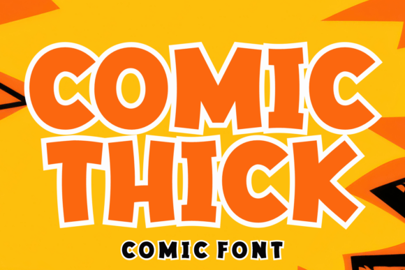 Comic Thick: Bold Fonts for Whimsical Design