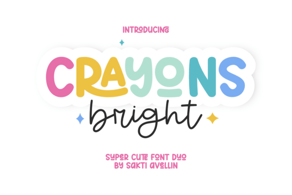 Crayons Bright: A Playful Font Pairing for Creative Projects