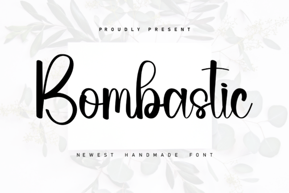 Discover the Charming Handwritten Appeal of Bombastic Font