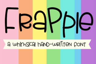 Frapple: A Whimsical Handwritten Font for Creative Projects