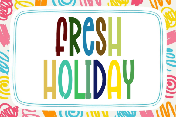 Fresh Holiday: An Elegant Script for Modern Designs