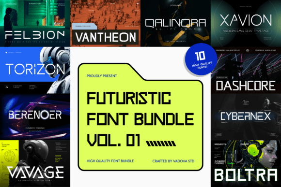 Futuristic Bundle Vol.01: Your Key to Cutting-Edge Design