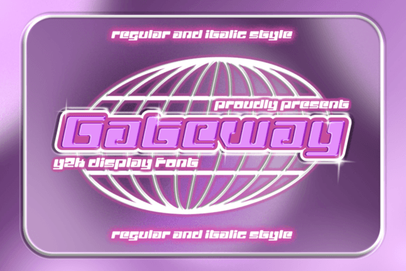 Gateway: A Y2K-Inspired Typeface for Modern Design