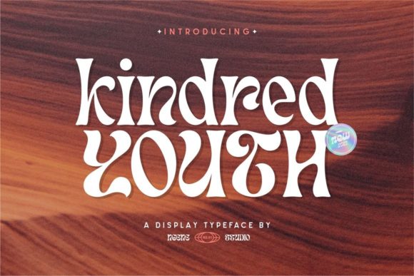 Kindred Youth: A Vintage-Modern Display Typeface for Creative Design