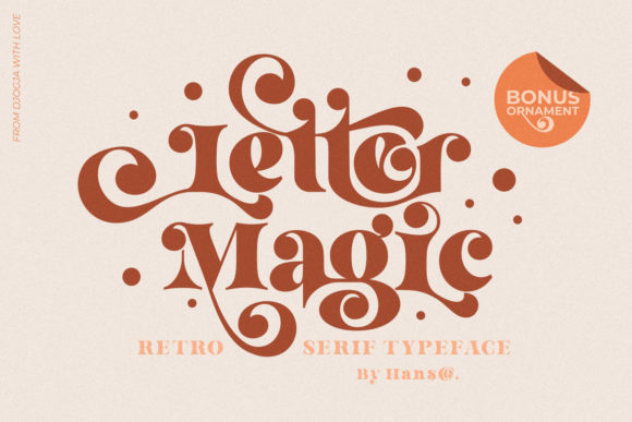 Letter Magic: A Vintage Serif for Timeless Design