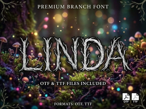 Linda: A Decorative Display Typeface for Bold Creators