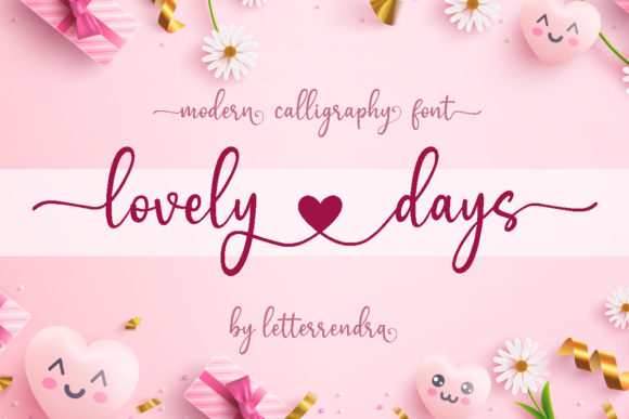 Lovely Days: A Romantic Handwritten Font for Stunning Designs