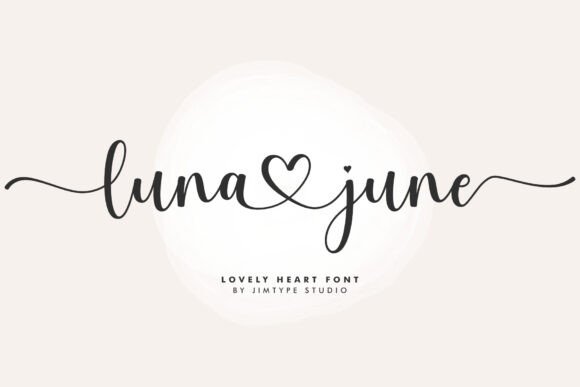 Luna June: A Sweet Calligraphy Font for Modern Design