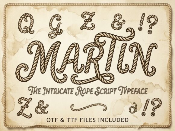 Martin: A Nautical Script for Authentic Branding