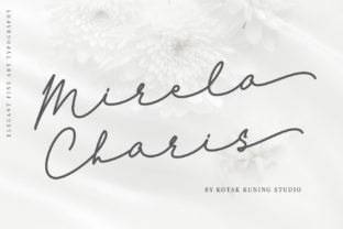 Mirela Charis: A Sweet Cursive Font for Elegant Designs