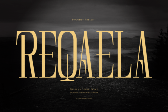 Reqaela: Cinematic Serif Elegance for Designers