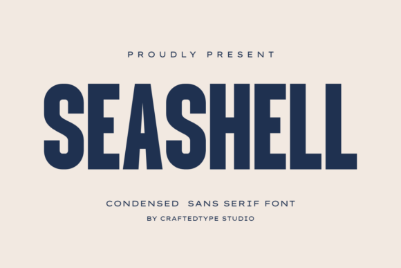 Seashell: A Sleek Condensed Sans Serif for Modern Creators