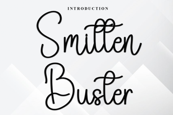Smitten Buster: Festive Typeface for Holiday Designs