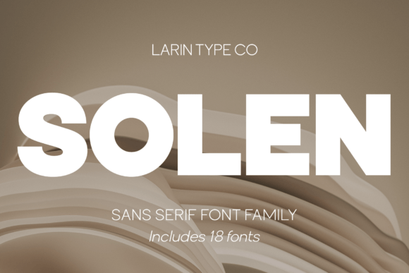 Solen: A Modern Sans-Serif for Bold Visual Impact