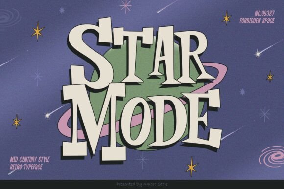 Star Mode: A Retro Font for Timeless Designs